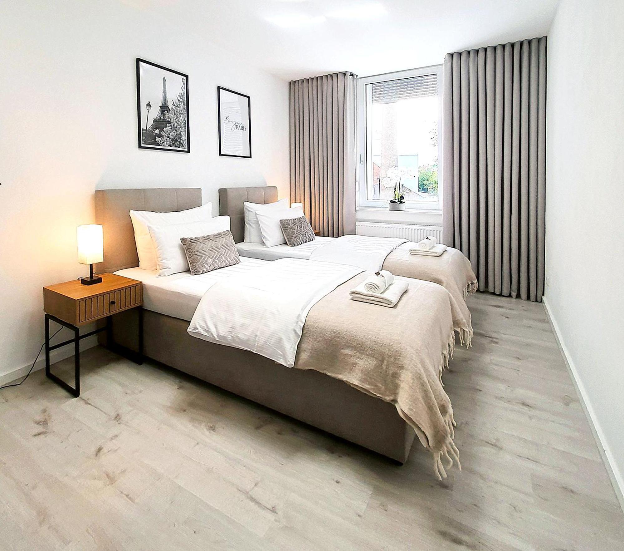 Livation - Apartments Hamm-Mitte - 2 Zi - Nespresso - Smarttv - Freewifi - Ausgestattete Kueche - 24H Check-In - Bis 4 Pers Pro Apartment Hamm  Esterno foto