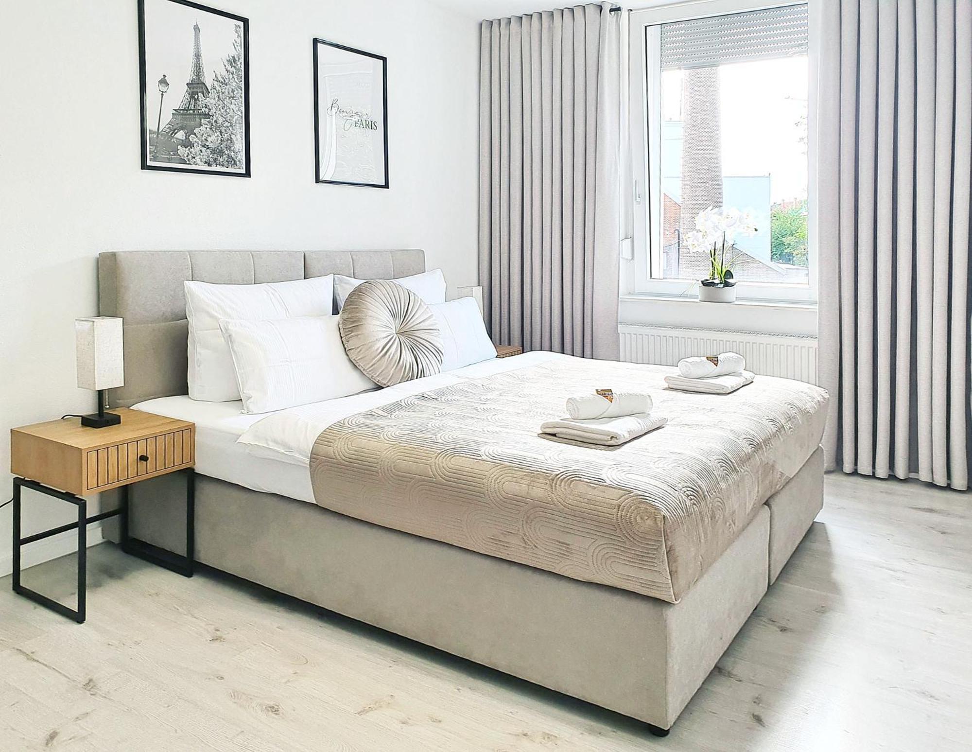 Livation - Apartments Hamm-Mitte - 2 Zi - Nespresso - Smarttv - Freewifi - Ausgestattete Kueche - 24H Check-In - Bis 4 Pers Pro Apartment Hamm  Esterno foto